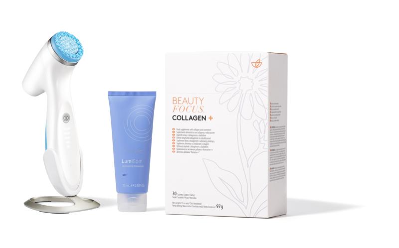Better together Collagen+ en ageLOC LumiSpa iO-systeem